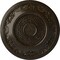 Ekena Millwork Nestor Ceiling Medallion (Fits Canopies up to 5"), 25 7/8"OD x 2 1/4"P, Stone Hearth Crackle CM25NESHC - alternate 1
